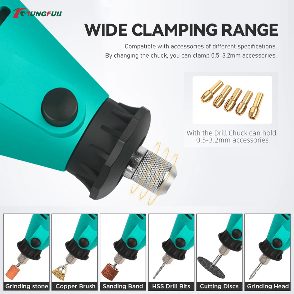 Set Penggiling Listrik Mini TU - Power Tools Professional ulasan dan harga