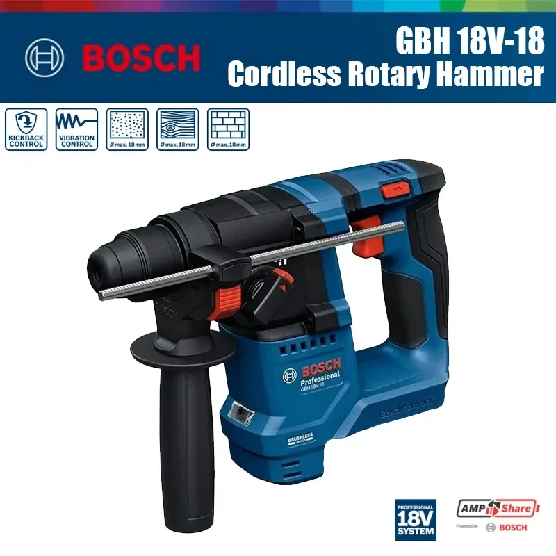 Bosch GBH 18V-18 Bor Palu Puta - Power Tools Professional ulasan dan harga